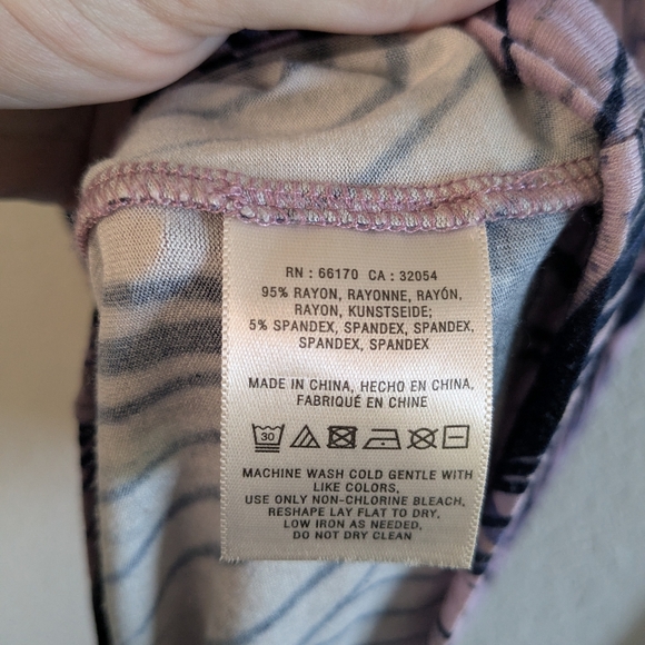 Anthropologie Maeve Jersey Dress Purple Lavender Short Sleeves Size L Excellent - Picture 7 of 9